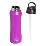 Pink Thermos 550ml | Με Eσωτερικό Καλαμάκι