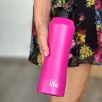Pink Thermos 550ml | Με Eσωτερικό Καλαμάκι