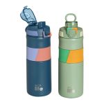 GREEN THERMOS 500ML | WITH SILICON GRIP