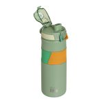 GREEN THERMOS 500ML | WITH SILICON GRIP