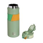 GREEN THERMOS 500ML | WITH SILICON GRIP