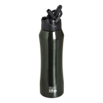 Black Thermos 550ml | Με Eσωτερικό Καλαμάκι