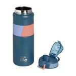 BLUE THERMOS 500ML | WITH SILICON GRIP