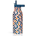 Color Squares Thermos 550ml | Με Εσωτερικό Καλαμάκι