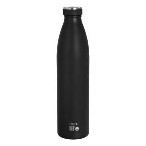 Slim Black Thermos 1lt