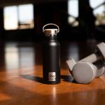 Black Thermos 500ml | Bamboo Lid