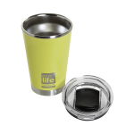 Yellow Coffee Thermos 370ml | Διαφανές Καπάκι