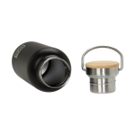 Black Thermos 500ml | Bamboo Lid