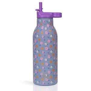 Flower Bloom Thermos 550ml | Με Εσωτερικό Καλαμάκι